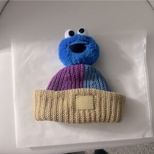 Cookie Monster Sesame Street Baby Beanie from (Love Your Melon Hat Company)